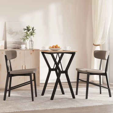vidaXL Πόδια Τραπεζαρίας σε Σχήμα «Y» 50x40x73cm Ατσάλι 1 τεμ.