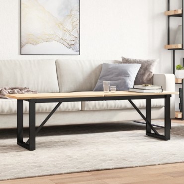 vidaXL Πόδια Τραπεζιού Σαλονιού σε Σχήμα «Ο» 140x30x43cm Ατσάλι 1 τεμ.