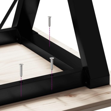 vidaXL Πόδια Τραπεζαρίας σε Σχήμα «Y» 60x50x73cm Ατσάλι 1 τεμ.