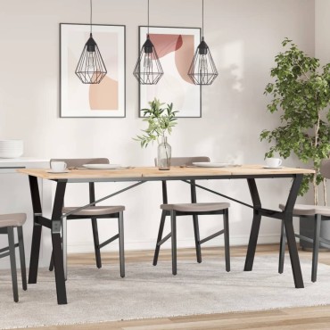 vidaXL Πόδια Τραπεζαρίας σε Σχήμα «Y» 160x80x73cm Ατσάλι 1 τεμ.
