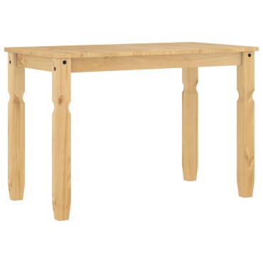 vidaXL Τραπεζαρία Corona 112x60x75cm από Μασίφ Ξύλο Πεύκου 1 τεμ.