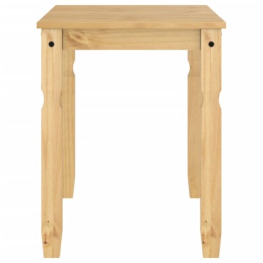vidaXL Τραπεζαρία Corona 112x60x75cm από Μασίφ Ξύλο Πεύκου 1 τεμ.