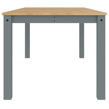 vidaXL Τραπεζαρία Panama Γκρι 180x90x75cm από Μασίφ Ξύλο Πεύκου 1 τεμ.