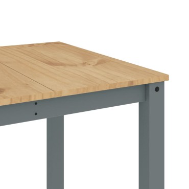 vidaXL Τραπεζαρία Panama Γκρι 180x90x75cm από Μασίφ Ξύλο Πεύκου 1 τεμ.