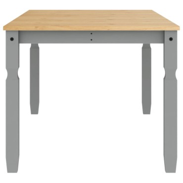 vidaXL Τραπεζαρία Corona Γκρι 180x90x75cm από Μασίφ Ξύλο Πεύκου 1 τεμ.