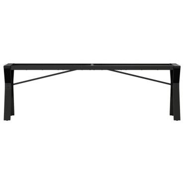 vidaXL Πόδια Τραπεζιού Σαλονιού σε Σχήμα «Y» 140x30x43cm Ατσάλι 1 τεμ.