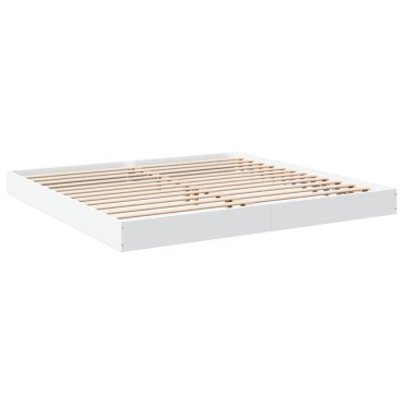 vidaXL Πλαίσιο κρεβατιού χωρίς στρώμα 180x200 εκ. Επεξεργασμένο Ξύλο