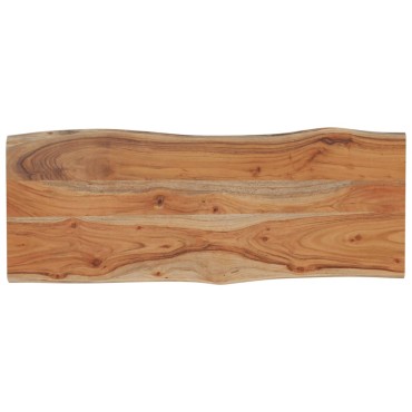 vidaXL Επιφάνεια Τραπεζιού Ορθογώνια 90x40x2,5cm Μασίφ Ξύλο Ακακίας 1 τεμ.