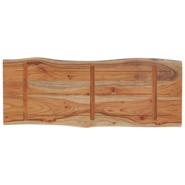 vidaXL Επιφάνεια Τραπεζιού Ορθογώνια 90x40x2,5cm Μασίφ Ξύλο Ακακίας 1 τεμ.