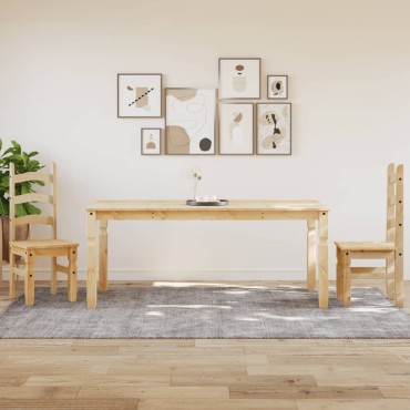 vidaXL Τραπεζαρία Corona 180x90x75cm από Μασίφ Ξύλο Πεύκου 1 τεμ.