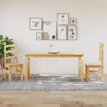 vidaXL Τραπεζαρία Corona 160x80x75cm από Μασίφ Ξύλο Πεύκου 1 τεμ.