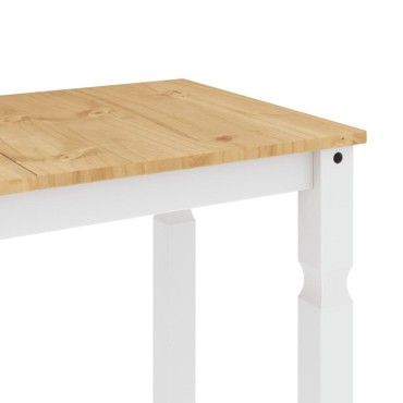 vidaXL Τραπεζαρία Corona Λευκό 180x90x75cm από Μασίφ Ξύλο Πεύκου 1 τεμ.