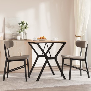 vidaXL Πόδια Τραπεζαρίας σε Σχήμα «Y» 60x60x73cm Ατσάλι 1 τεμ.