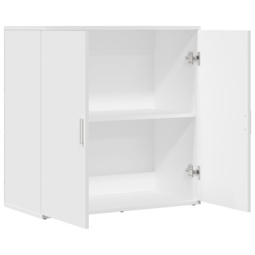 vidaXL Ραφιέρα Λευκή 79x38x80cm από Επεξεργασμένο Ξύλο 1 τεμ.