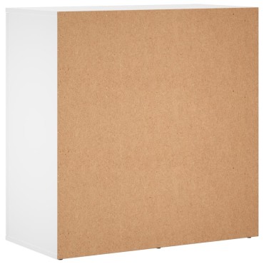 vidaXL Ραφιέρα Λευκή 79x38x80cm από Επεξεργασμένο Ξύλο 1 τεμ.