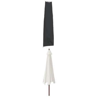 vidaXL Κάλυμμα Ομπρέλας Κήπου Μαύρο 190x50/30cm 420D Oxford 1 τεμ.