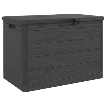 vidaXL Κουτί Μαξιλαριών Εξ Χώρου Ανθρακί 77,5x44,5x53cm Πολυπροπυλένιο