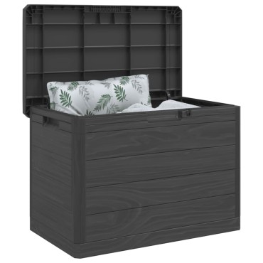 vidaXL Κουτί Μαξιλαριών Εξ Χώρου Ανθρακί 77,5x44,5x53cm Πολυπροπυλένιο