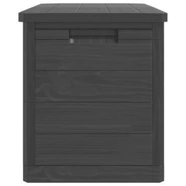 vidaXL Κουτί Μαξιλαριών Εξ Χώρου Ανθρακί 77,5x44,5x53cm Πολυπροπυλένιο