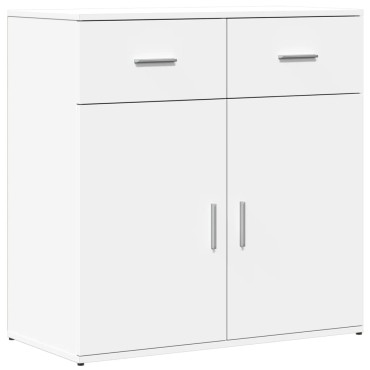 vidaXL Ραφιέρα Λευκή 79x38x80cm από Επεξεργασμένο Ξύλο 1 τεμ.