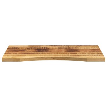 vidaXL Επιφάνεια Γραφείου Καμπύλη 100x60x2,5cm Μασίφ Ακατ. Μάνγκο
