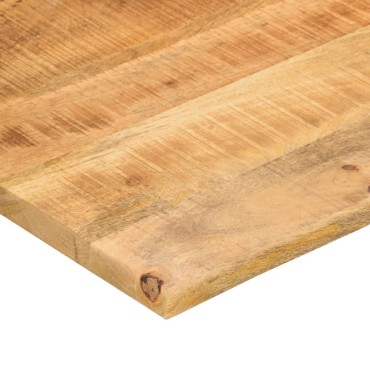 vidaXL Επιφάνεια Γραφείου Καμπύλη 100x60x2,5cm Μασίφ Ακατ. Μάνγκο