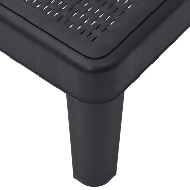 vidaXL Ξαπλώστρα Ρυθμιζόμενη σε 4 Ύψη 155,5x57x28cm Πολυπροπυλένιο 1 τεμ.