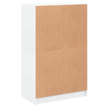 vidaXL Ντουλάπι με Πόρτες Λευκό 68x37x109cm από Επεξεργασμένο Ξύλο 1 τεμ.