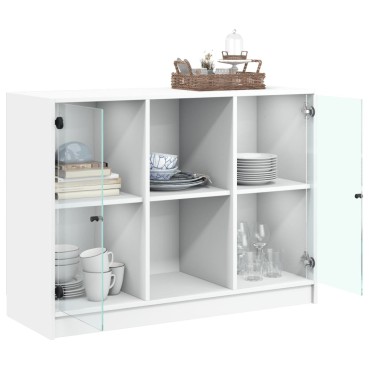 vidaXL Συρταριέρα Λευκή 102x37x75,5cm από Επεξεργασμένο Ξύλο 1 τεμ.