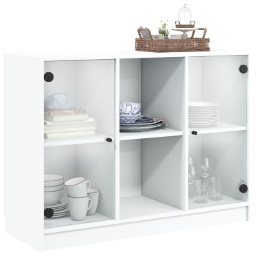 vidaXL Συρταριέρα Λευκή 102x37x75,5cm από Επεξεργασμένο Ξύλο 1 τεμ.