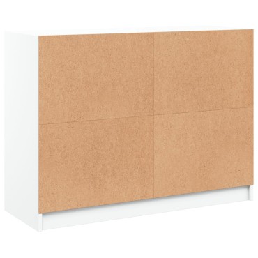 vidaXL Συρταριέρα Λευκή 102x37x75,5cm από Επεξεργασμένο Ξύλο 1 τεμ.