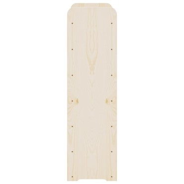 vidaXL Ραφιέρα Κρασιών 67,5x25x87cm από Μασίφ Ξύλο Πεύκου 1 τεμ.