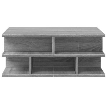 vidaXL Τραπεζάκι Σαλονιού Γκρι Sonoma 70x70x29cm Επεξεργασμένο Ξύλο 1 τεμ.