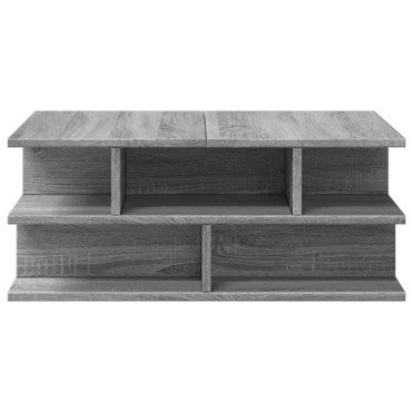 vidaXL Τραπεζάκι Σαλονιού Γκρι Sonoma 70x70x29cm Επεξεργασμένο Ξύλο 1 τεμ.