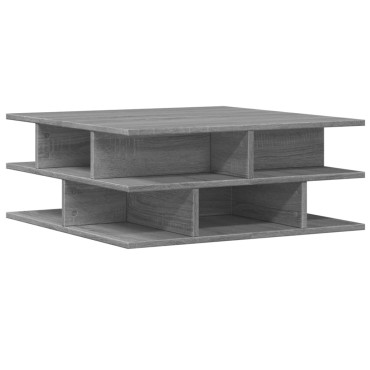 vidaXL Τραπεζάκι Σαλονιού Γκρι Sonoma 70x70x29cm Επεξεργασμένο Ξύλο 1 τεμ.