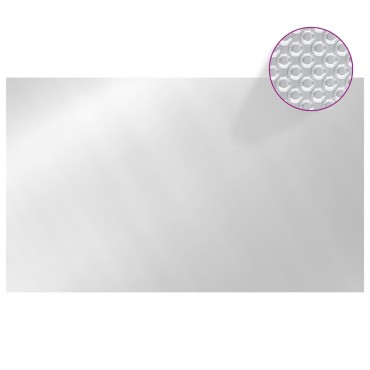 vidaXL Κάλυμμα Πισίνας Ορθογώνιο Ασημί 500x300 εκ. από Πολυαιθυλένιο