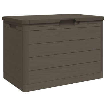 vidaXL Κουτί Μαξιλαριών Εξ Χώρου Καφέ 77,5x44,5x53cm Πολυπροπυλένιο