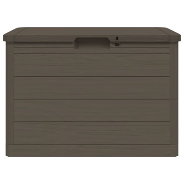 vidaXL Κουτί Μαξιλαριών Εξ Χώρου Καφέ 77,5x44,5x53cm Πολυπροπυλένιο