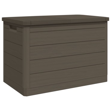 vidaXL Κουτί Μαξιλαριών Εξ Χώρου Καφέ 77,5x44,5x53cm Πολυπροπυλένιο