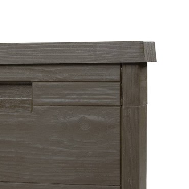 vidaXL Κουτί Μαξιλαριών Εξ Χώρου Καφέ 77,5x44,5x53cm Πολυπροπυλένιο