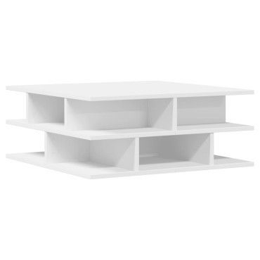 vidaXL Τραπεζάκι Σαλονιού Λευκό 70x70x29cm Επεξεργασμένο Ξύλο 1 τεμ.