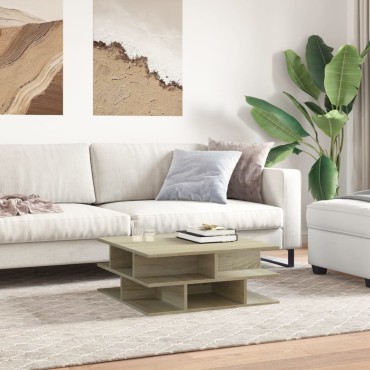 vidaXL Τραπεζάκι Σαλονιού Sonoma Δρυς 70x70x29cm Επεξεργασμένο Ξύλο 1 τεμ.