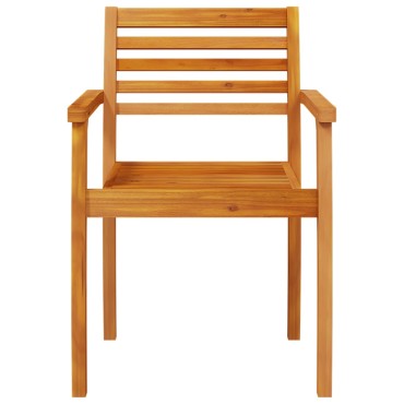 vidaXL Καρέκλες Κήπου 6 τεμ. 59x55x85cm από Μασίφ Ξύλο Ακακίας