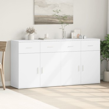vidaXL Βοηθητικά Ντουλάπια 2 τεμ. 79x38x80cm από Επεξεργασμένο Ξύλο