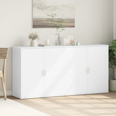 vidaXL Βοηθητικά Ντουλάπια 2 τεμ. 79x38x80cm από Επεξεργασμένο Ξύλο