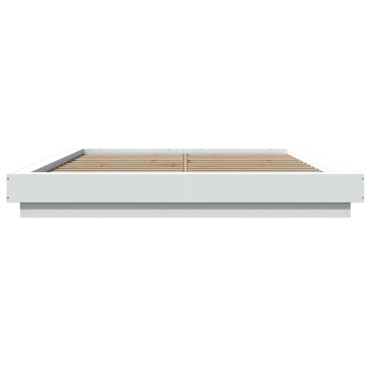 vidaXL Πλαίσιο Κρεβατιού Λευκό 160 x 200 εκ. από Επεξεργασμένο Ξύλο