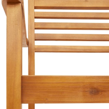 vidaXL Καρέκλες Κήπου 4 τεμ. 59x55x85cm από Μασίφ Ξύλο Ακακίας