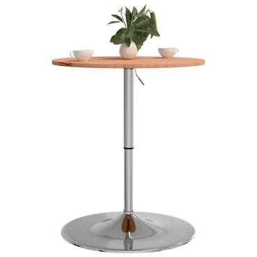 vidaXL Τραπέζι Μπαρ 60x89,5cm από Μασίφ Ξύλο Οξιάς 1 τεμ.