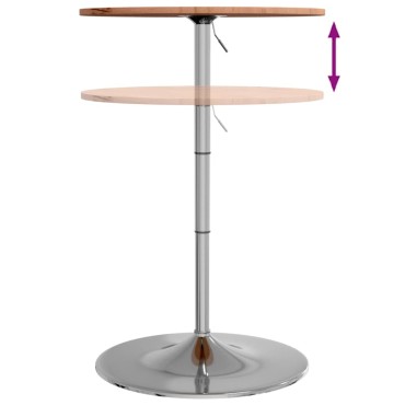 vidaXL Τραπέζι Μπαρ 60x89,5cm από Μασίφ Ξύλο Οξιάς 1 τεμ.
