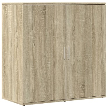 vidaXL Βοηθητικά Ντουλάπια 2 τεμ. Sonoma Δρυς 79x38x80cm Επεξ. Ξύλο